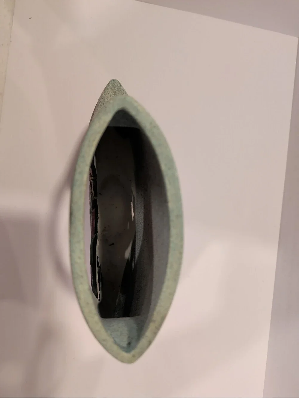 Vintage hummingbird vase 13 inches